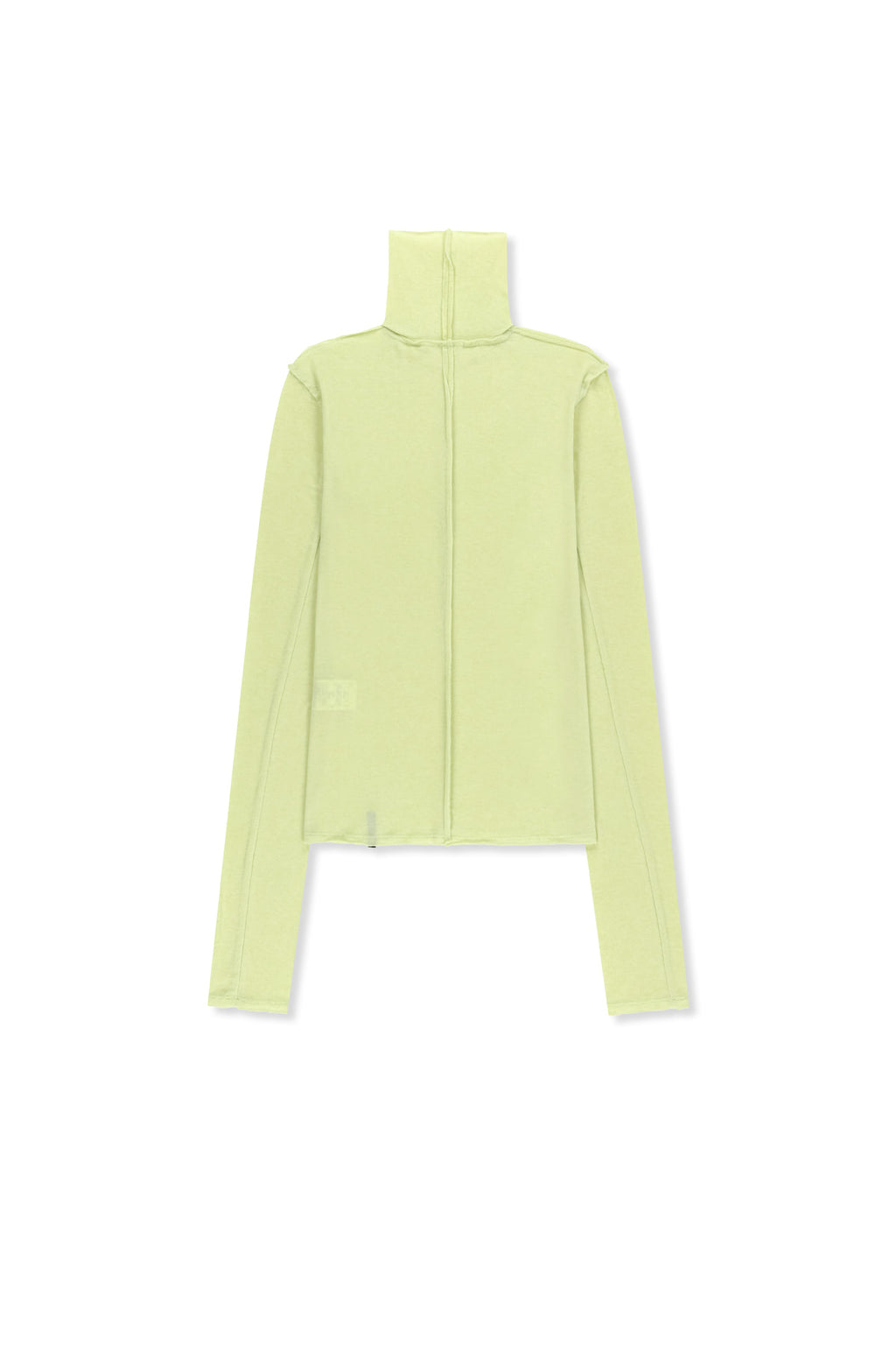 Matin Kim - Raw Cut High Neck Top (Lime) product image 2 | TRAB K-Fashion Australia