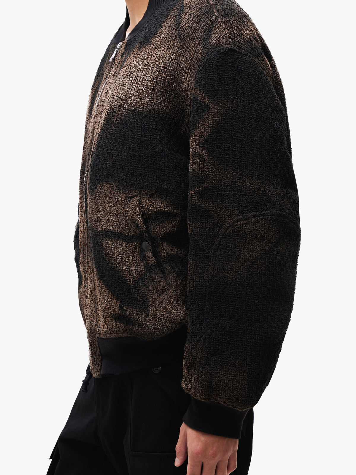 Jiyong Kim - Sun-Bleached Bomber Jacket (Black) product image 7 | TRAB K-Fashion Australia