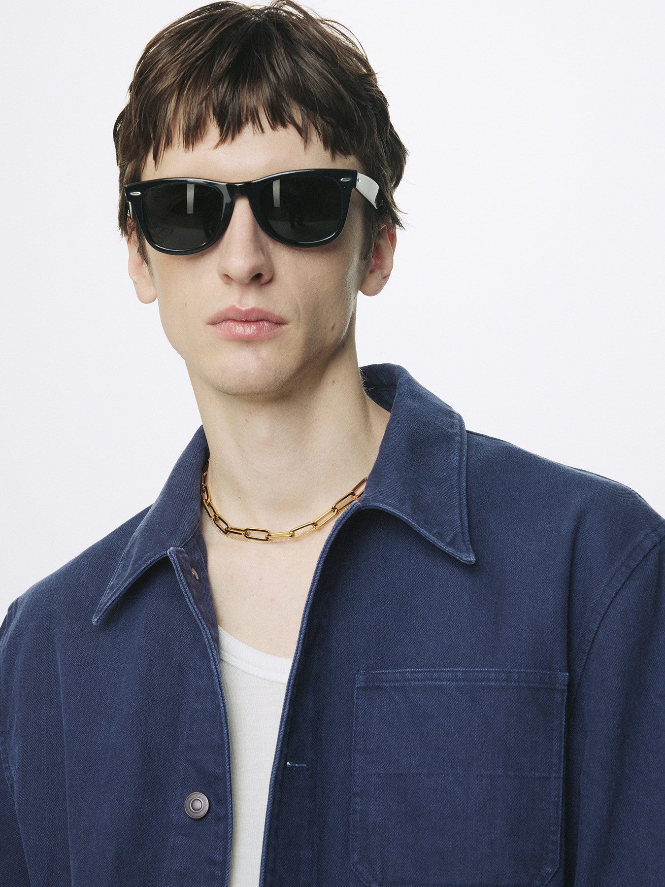 Tonywack - Garment Washed Cotton Twill Utility Jacket (Purple Blue) product image 7 | TRAB K-Fashion Australia