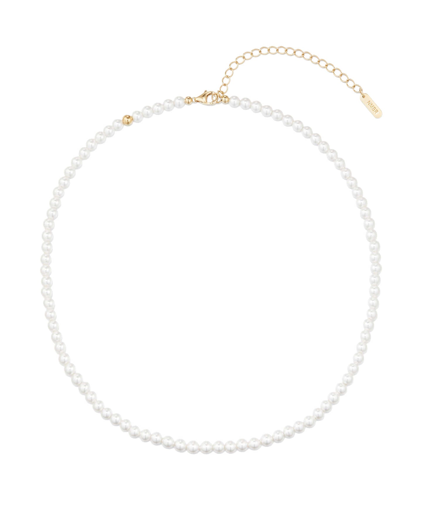 Numbering - Classic Pearl Necklace(4mm/6mm) #9744 product image 6 | TRAB K-Fashion Australia