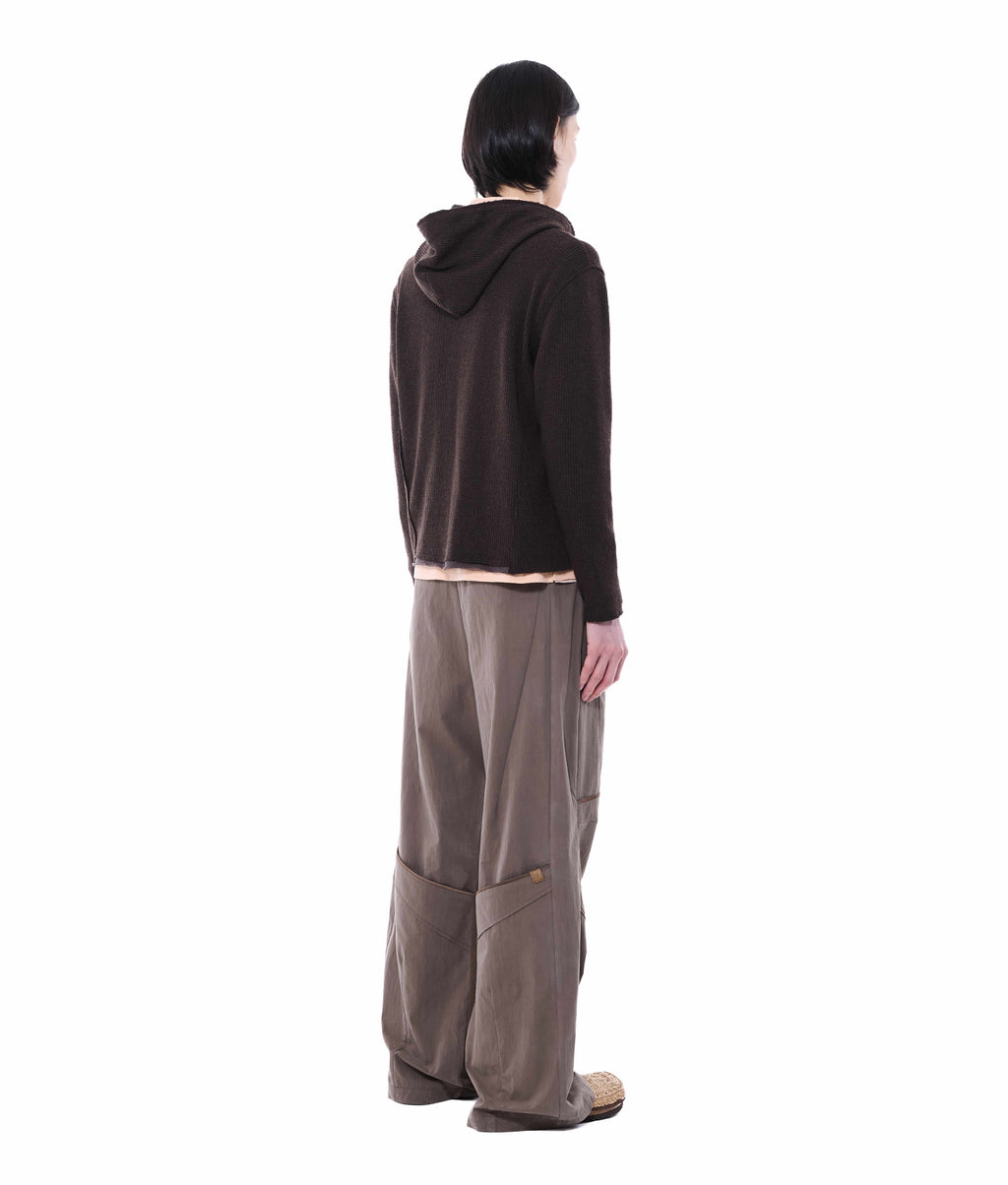 XLIM - Ep.9 01 Hoodie Zip Up (Brown) product image 4 | TRAB K-Fashion Australia