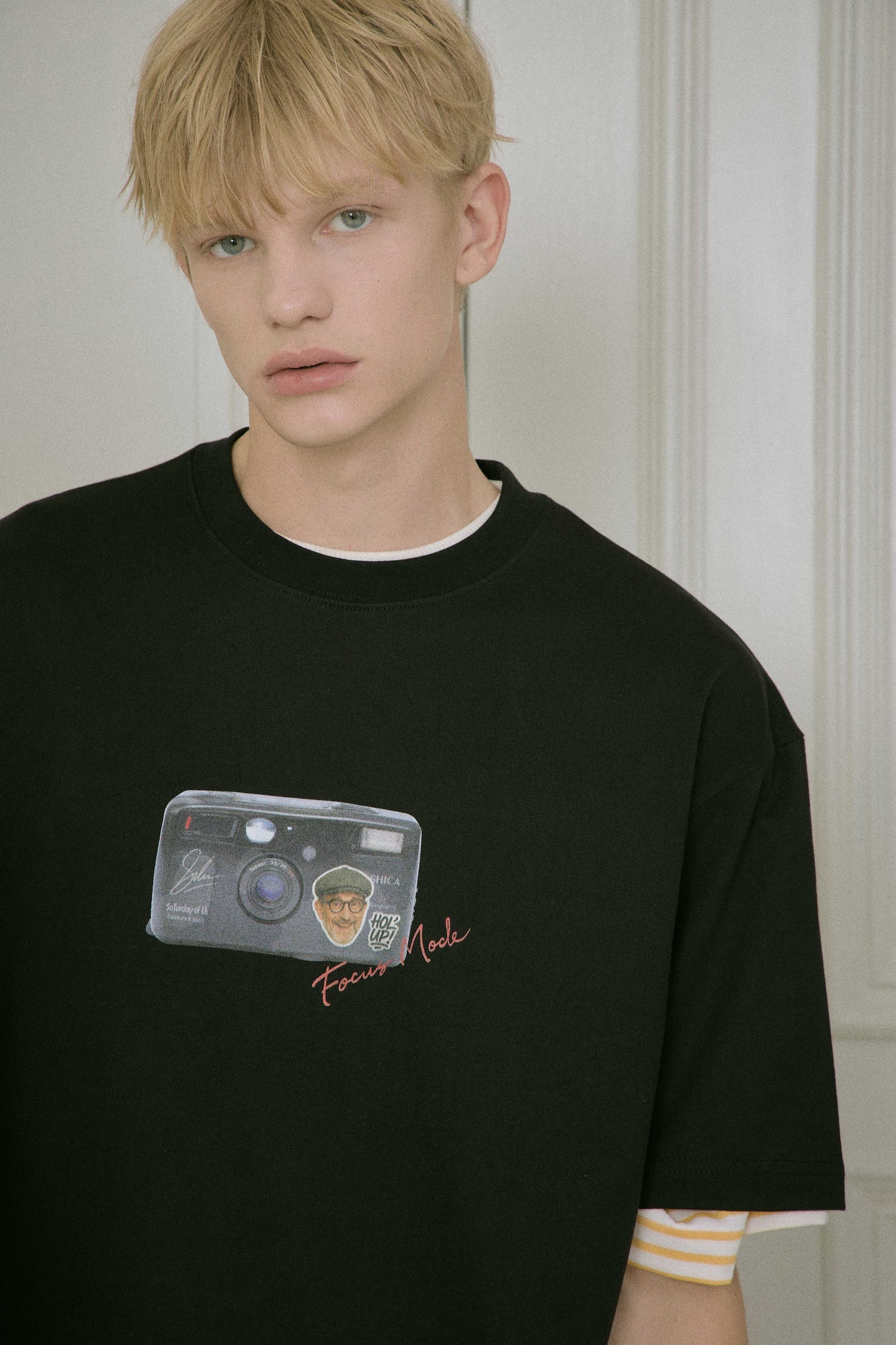 STU - Camera Printing T-Shirt (Black) product image 11 | TRAB K-Fashion Australia