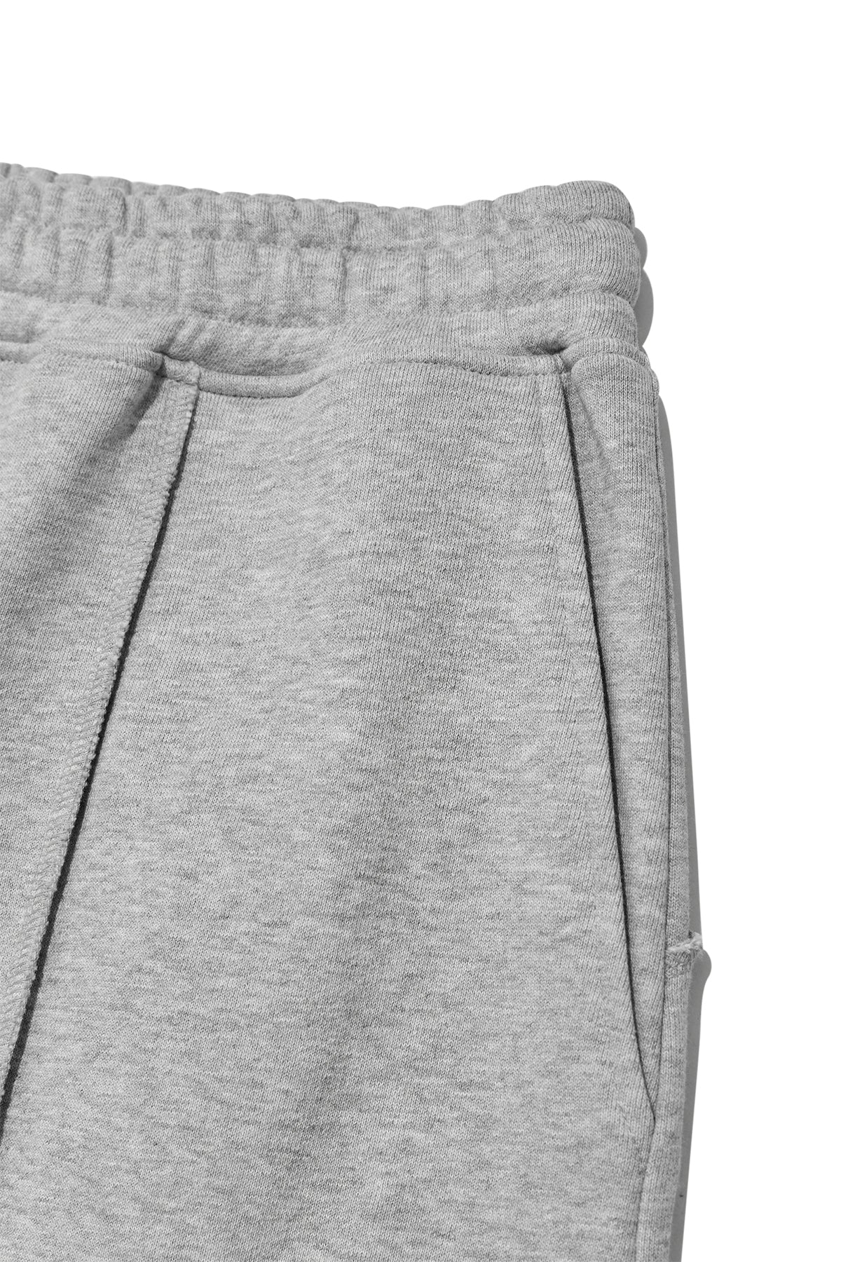 Matin Kim - Banding Bermuda Sweatpants (Grey) product image 3 | TRAB K-Fashion Australia