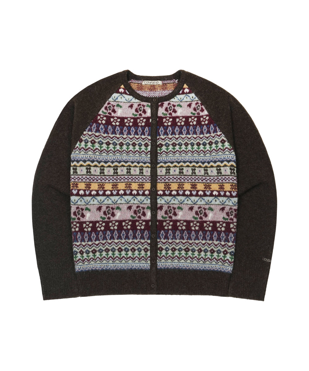Coyseio - Cottage Knit Cardigan (Brown) product image 13 | TRAB K-Fashion Australia