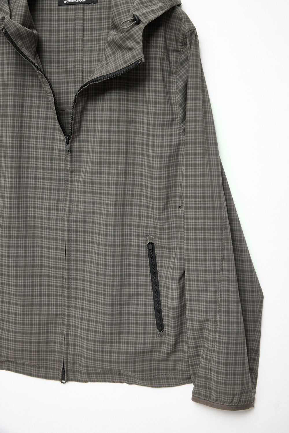 Hatchingroom - Vented Windbreaker Wool Check (Olive) product image 5 | TRAB K-Fashion Australia