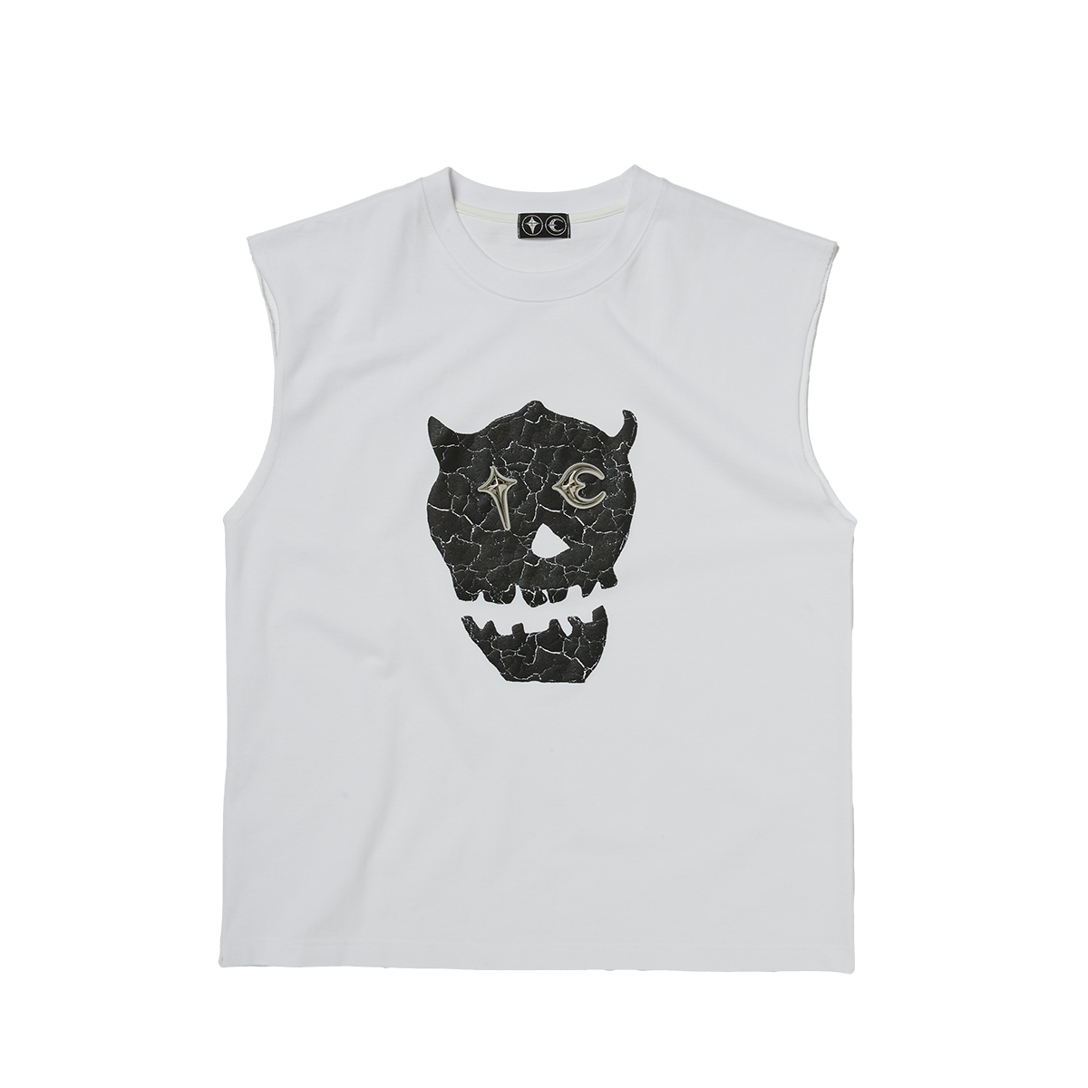 Thug Club - TC Skull Sleeveless (White) product image 1 | TRAB K-Fashion Australia