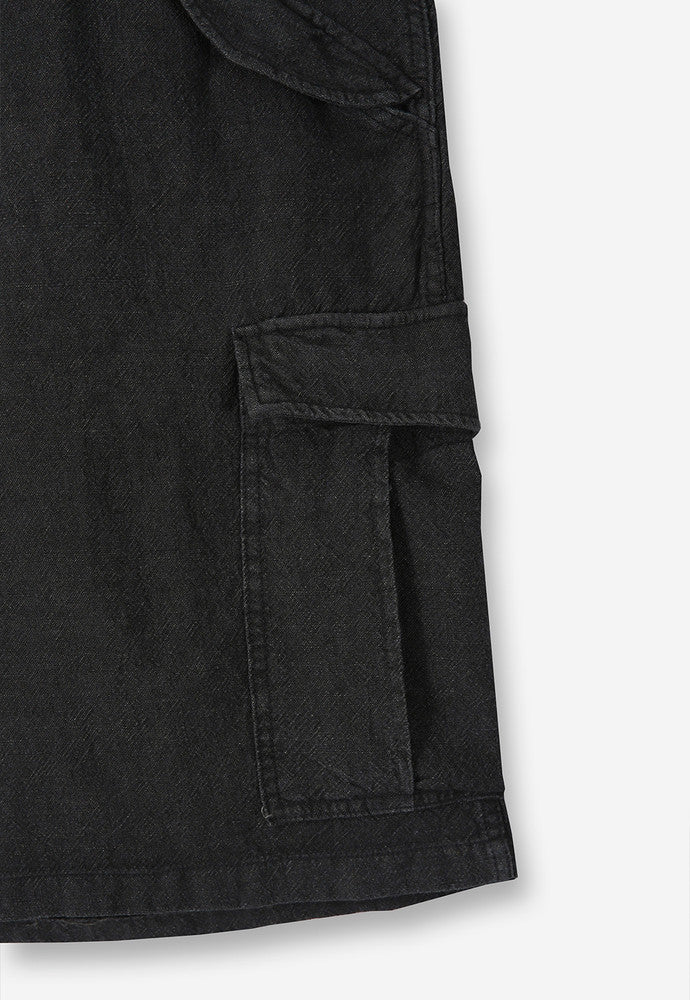 Art if acts - Linen M-51 Shorts (Black) product image 12 | TRAB K-Fashion Australia