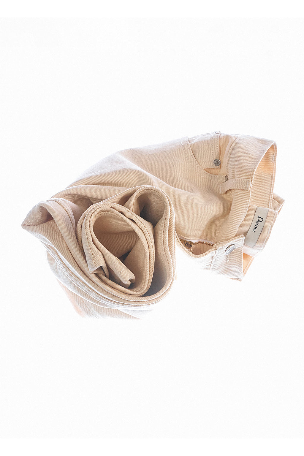 Deinet - Straight Denim Pants (Oatmeal) product image 2 | TRAB K-Fashion Australia