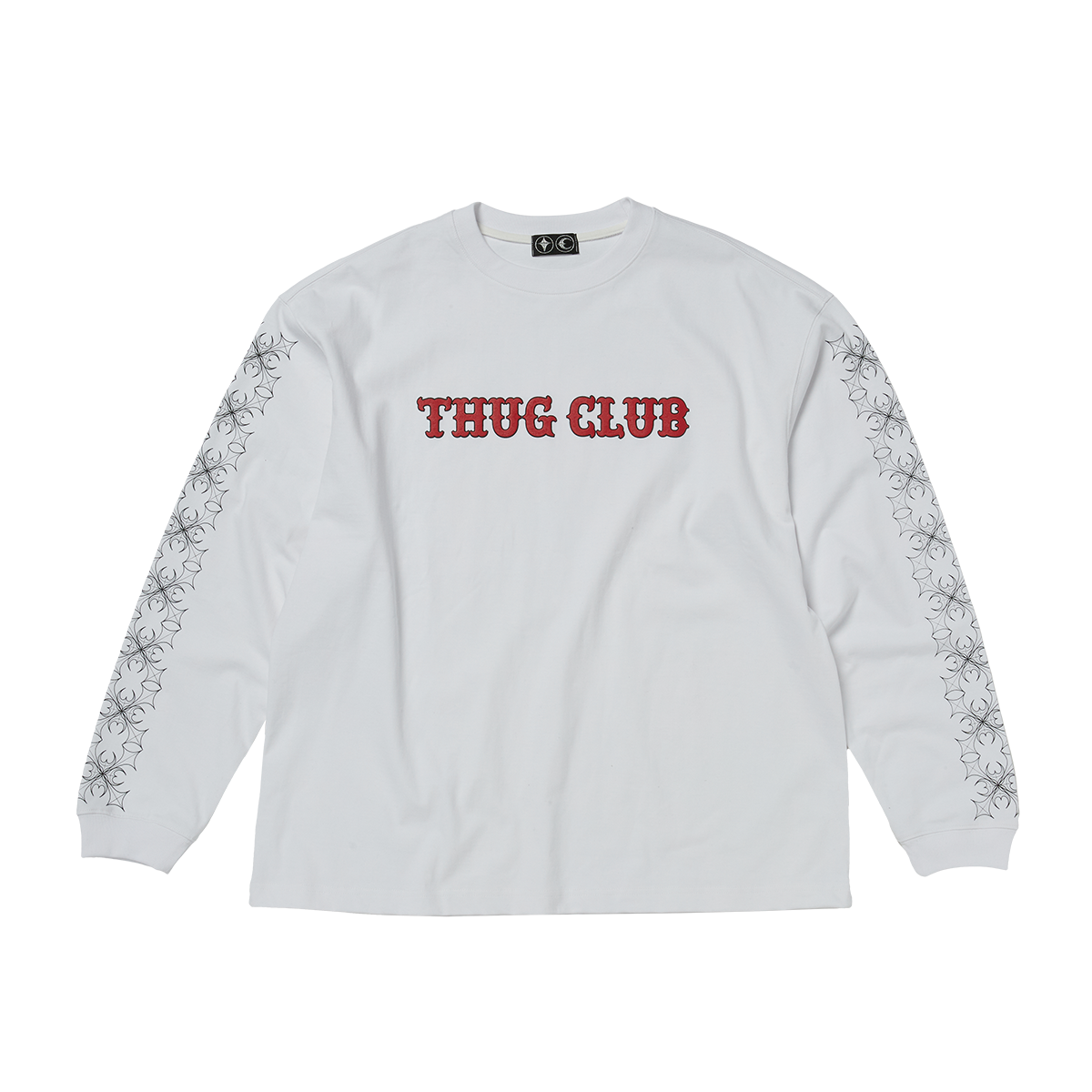 Thug Club - TC Pattern Long-Sleeve (White) product image 1 | TRAB K-Fashion Australia