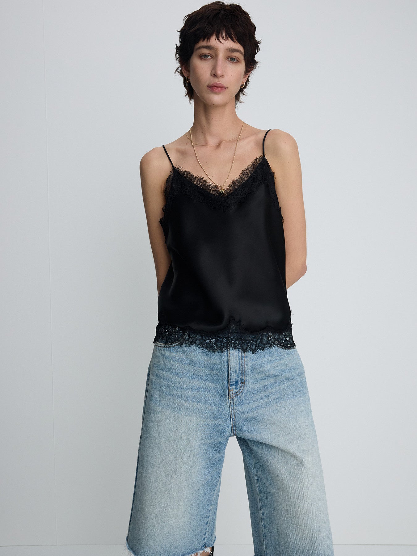 Tonywack - Raw Hem Denim Bermuda Shorts (Washed Light Blue) product image 8 | TRAB K-Fashion Australia