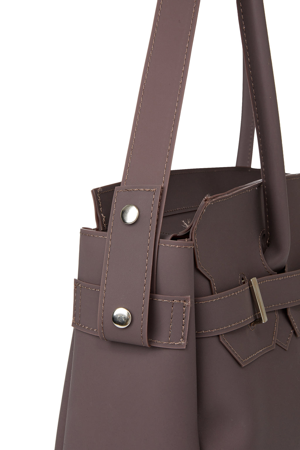 Deinet - [free Card Wallet] Jelly Two-Way Bag (Brown) product image 8 | TRAB K-Fashion Australia