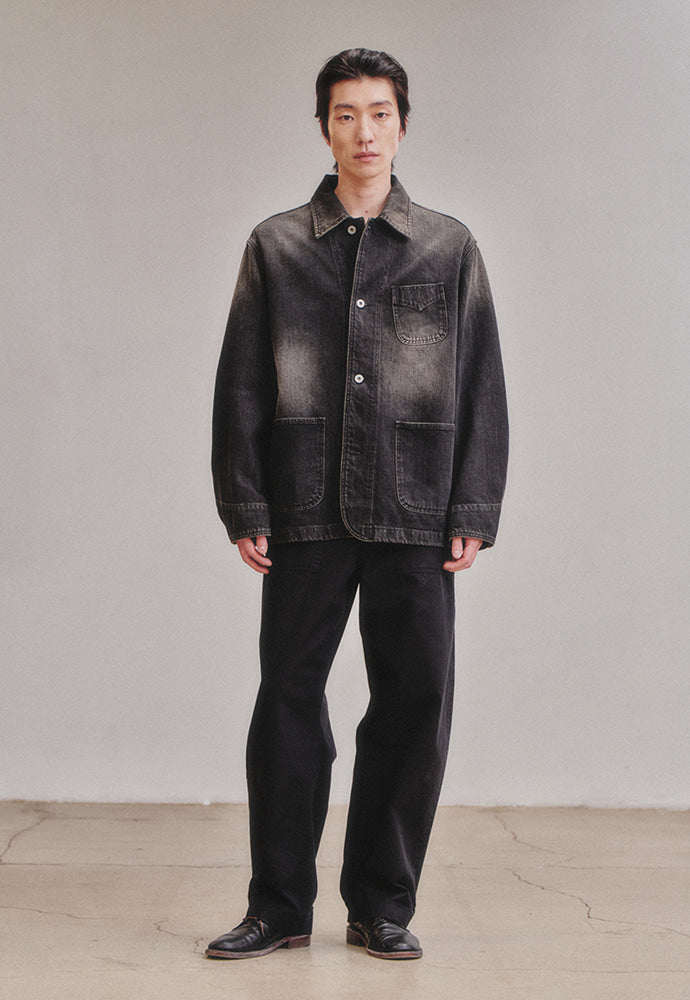 Art if acts - Denim Western Coverall Jacket (Used Black) product image 4 | TRAB K-Fashion Australia
