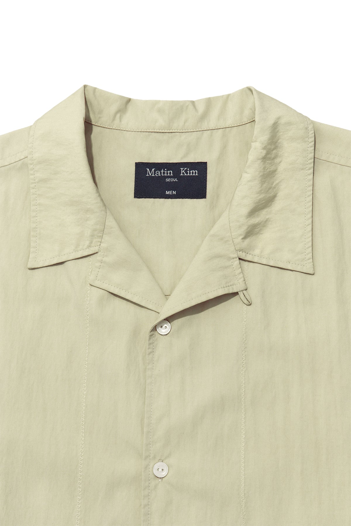 Matin Kim - Zigzag Stitch Point Shirt (Light Green) product image 3 | TRAB K-Fashion Australia