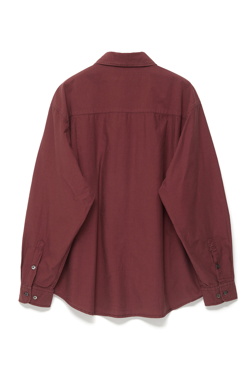 Hatchingroom - Shadow Stripe Shirt (Dark Red) product image 2 | TRAB K-Fashion Australia