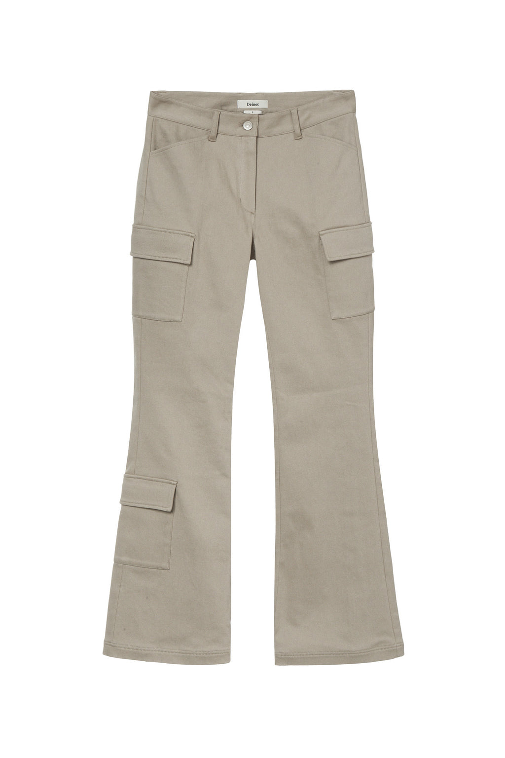 Deinet - Cotton Semi Bootcut Pants (Beige) product image 1 | TRAB K-Fashion Australia