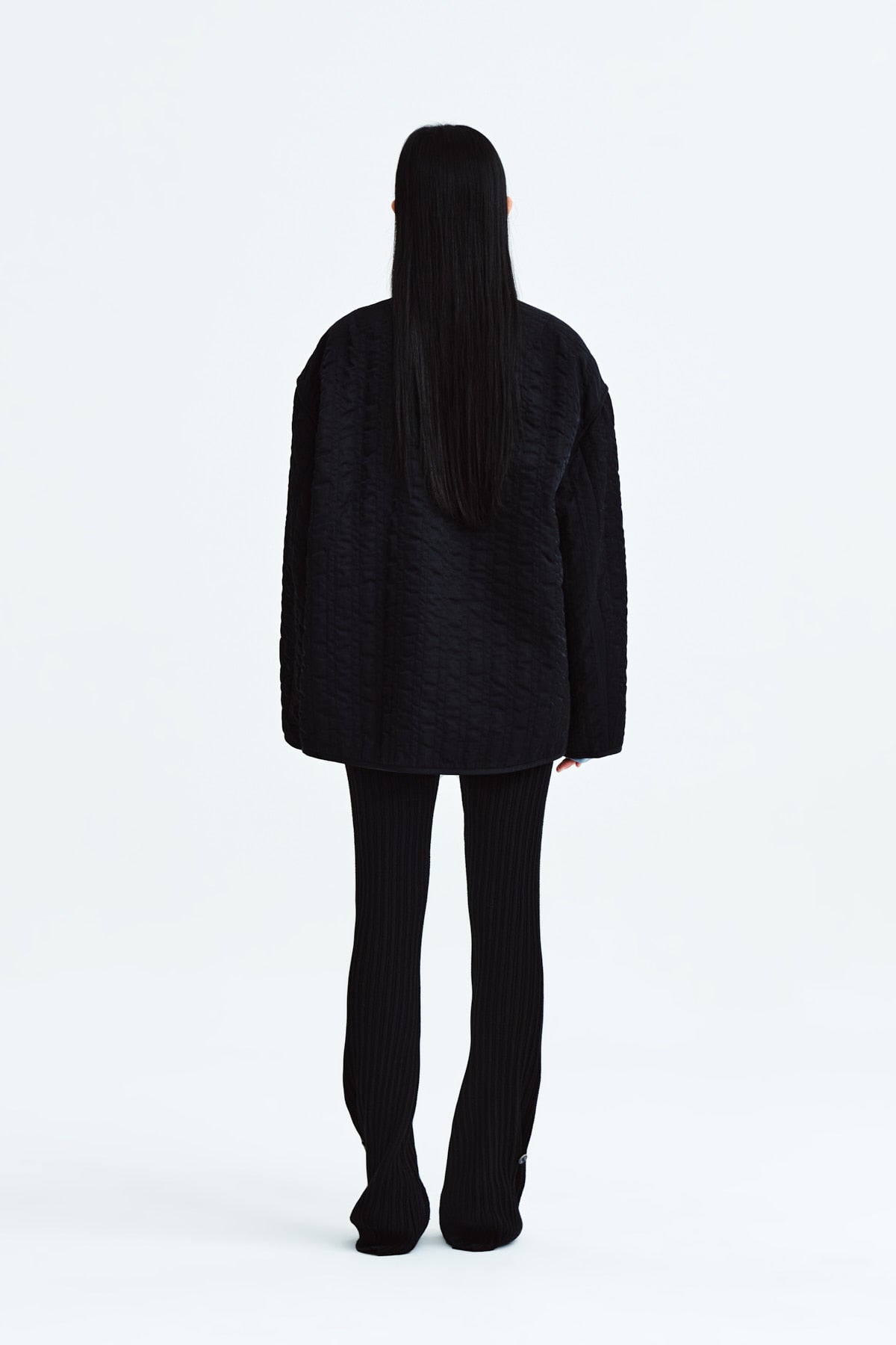 Matin Kim - Warm Up Quilting Jumper (Black) product image 8 | TRAB K-Fashion Australia