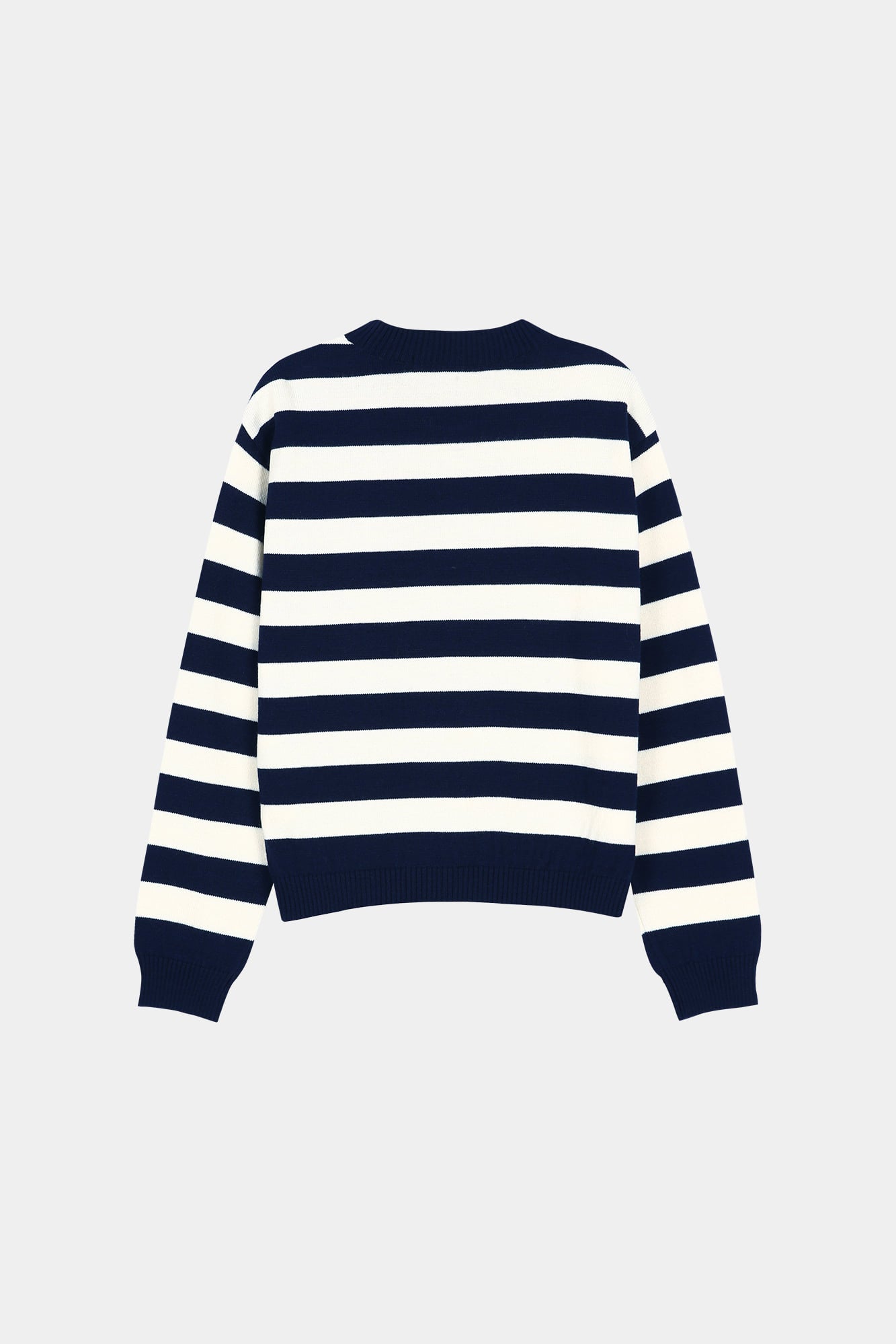 Andersson Bell - Girl's Heart Message Crew-Neck Sweater (Navy/Ivory) product image 10 | TRAB K-Fashion Australia