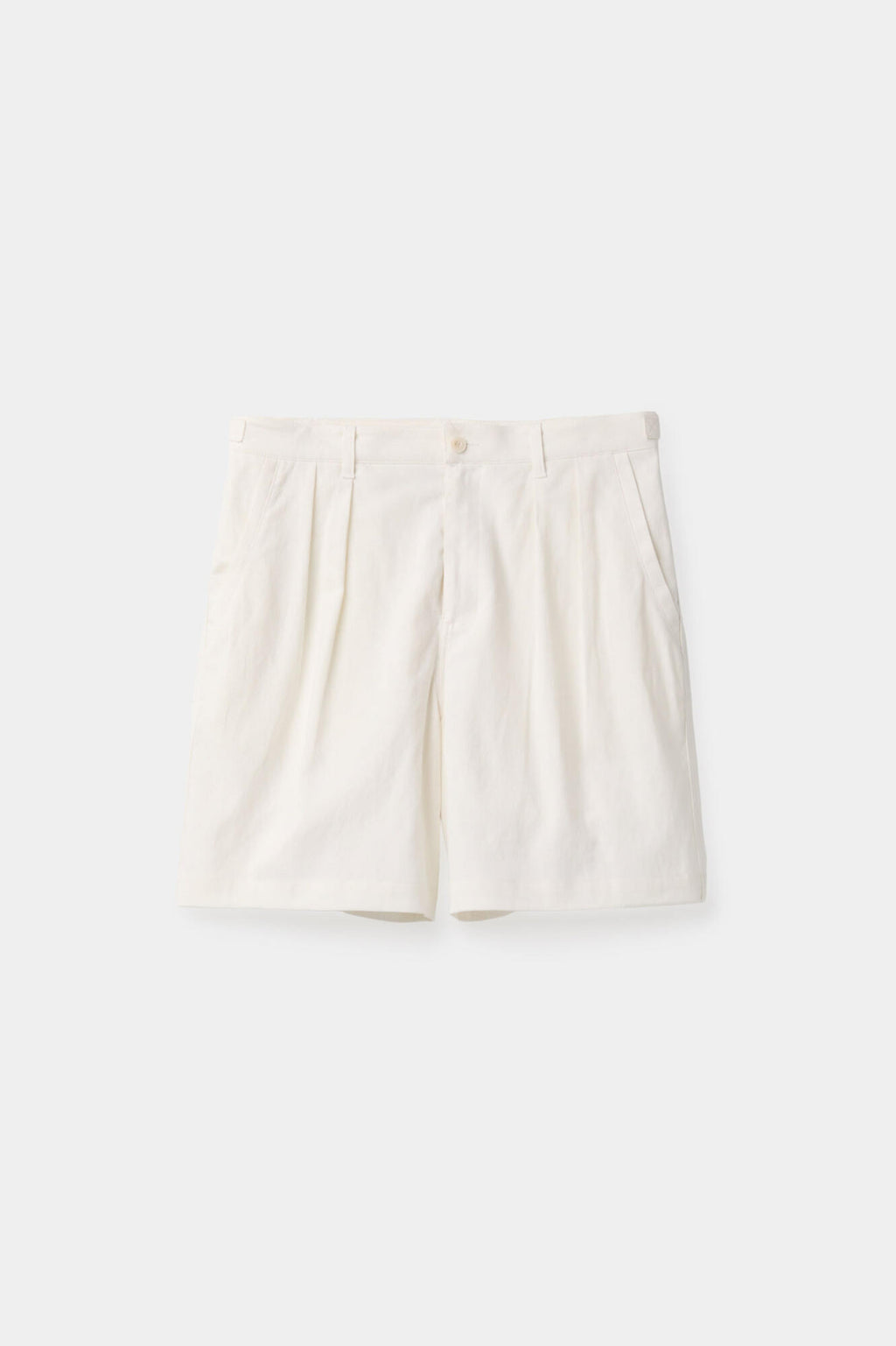 Coor - Two Tuck Linen Short Pants (White) product image 1 | TRAB K-Fashion Australia