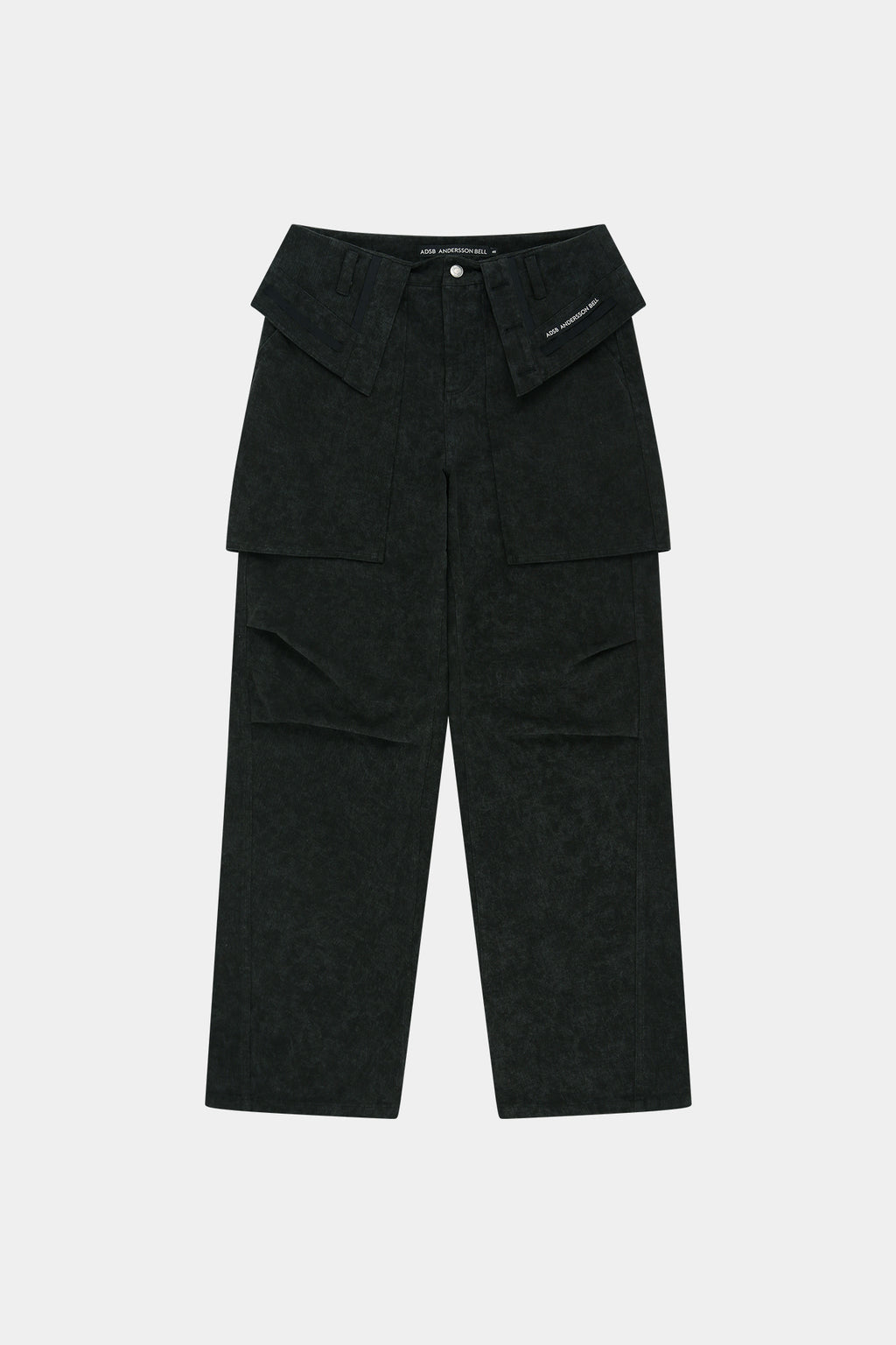 Andersson Bell - Raptor Three Layered Wide-Leg Trousers (black) (Black) product image 8 | TRAB K-Fashion Australia