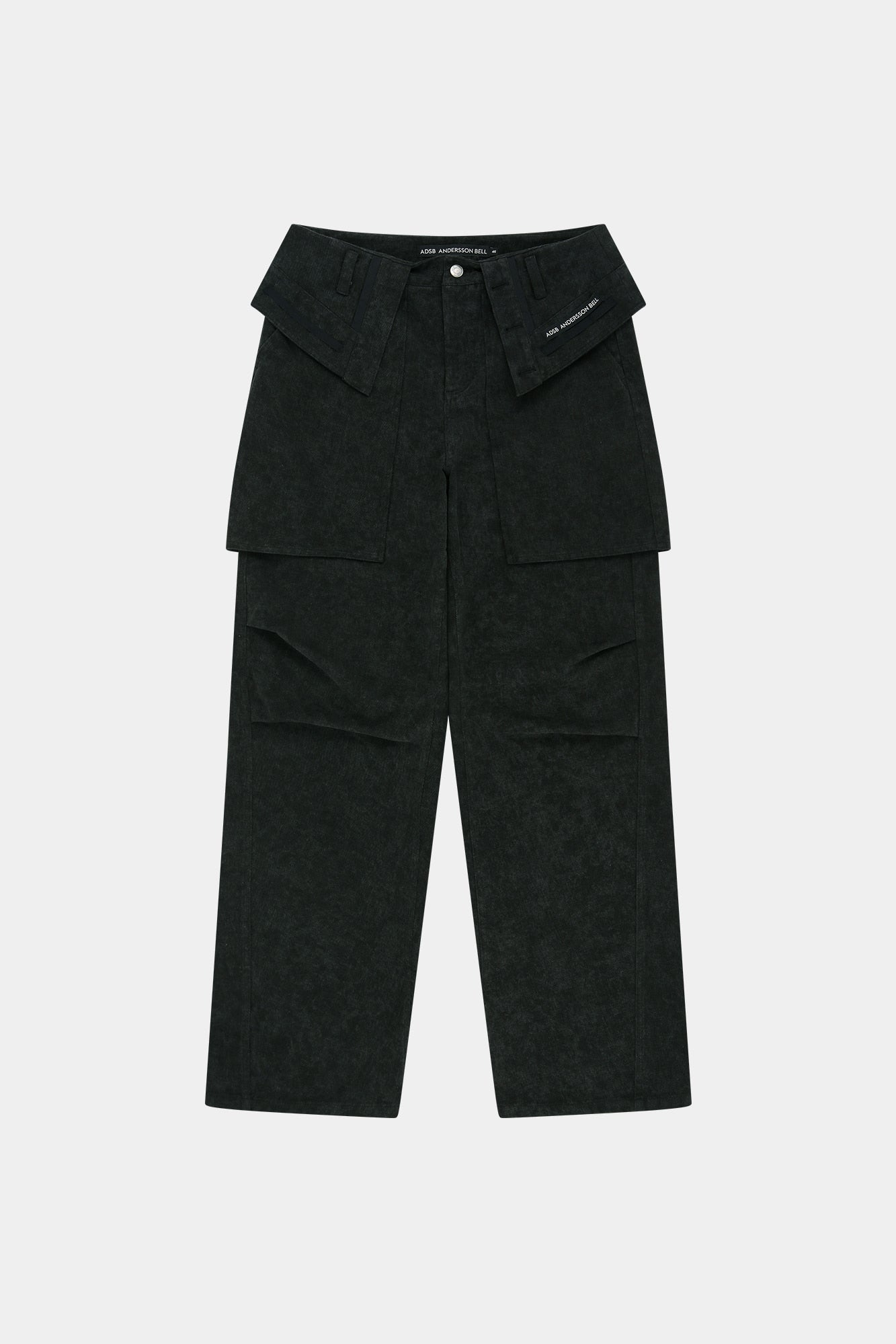 Andersson Bell - Raptor Three Layered Wide-Leg Trousers (black) (Black) product image 8 | TRAB K-Fashion Australia
