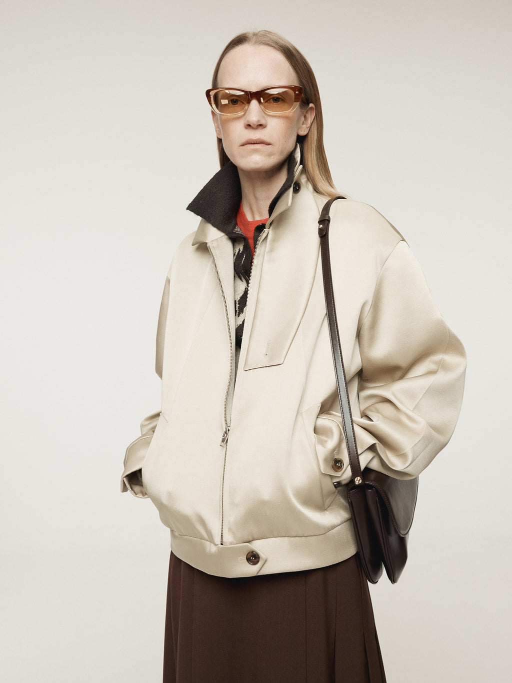 Recto - Double Satin Jumper (Sand Beige) product image 6 | TRAB K-Fashion Australia