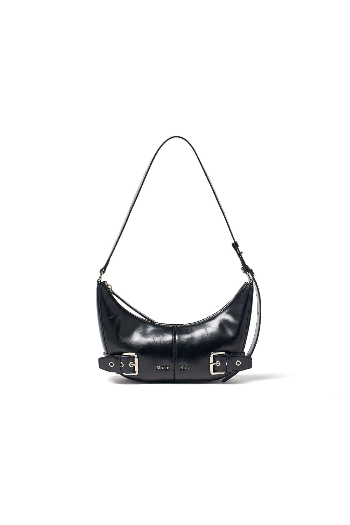 Matin Kim - Belted Shoulder Bag (Black) product image 1 | TRAB K-Fashion Australia