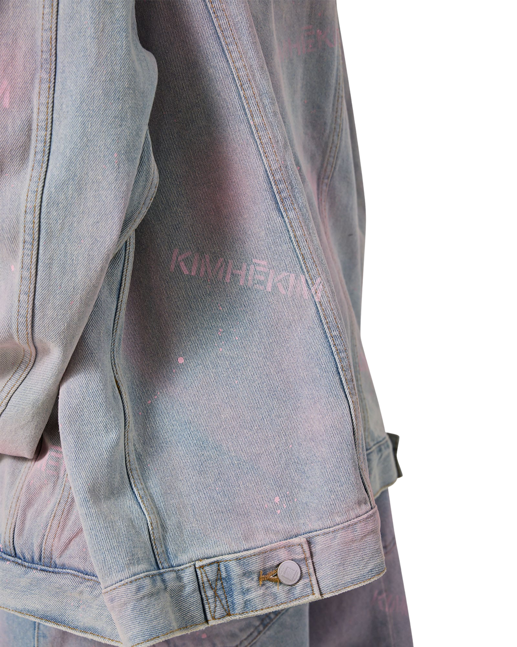 Kimhe Kim - Spray Dyed Denim Jacket (Sky Blue) product image 8 | TRAB K-Fashion Australia