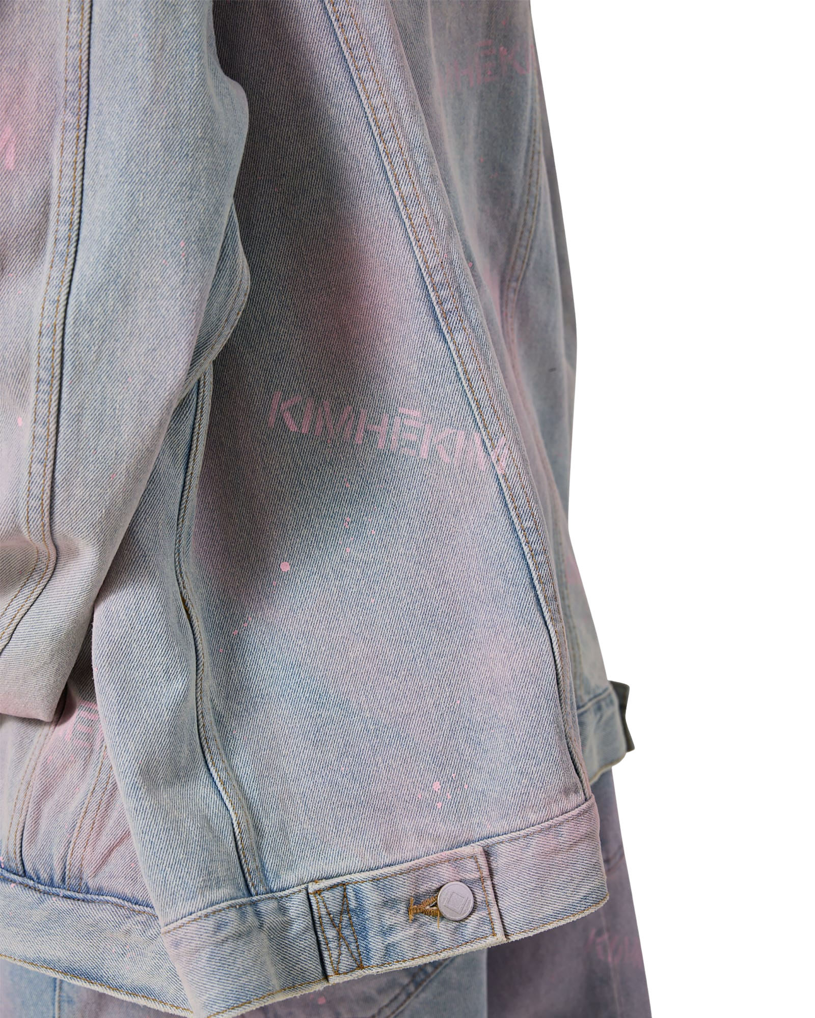 Kimhe Kim - Spray Dyed Denim Jacket (Sky Blue) product image 8 | TRAB K-Fashion Australia