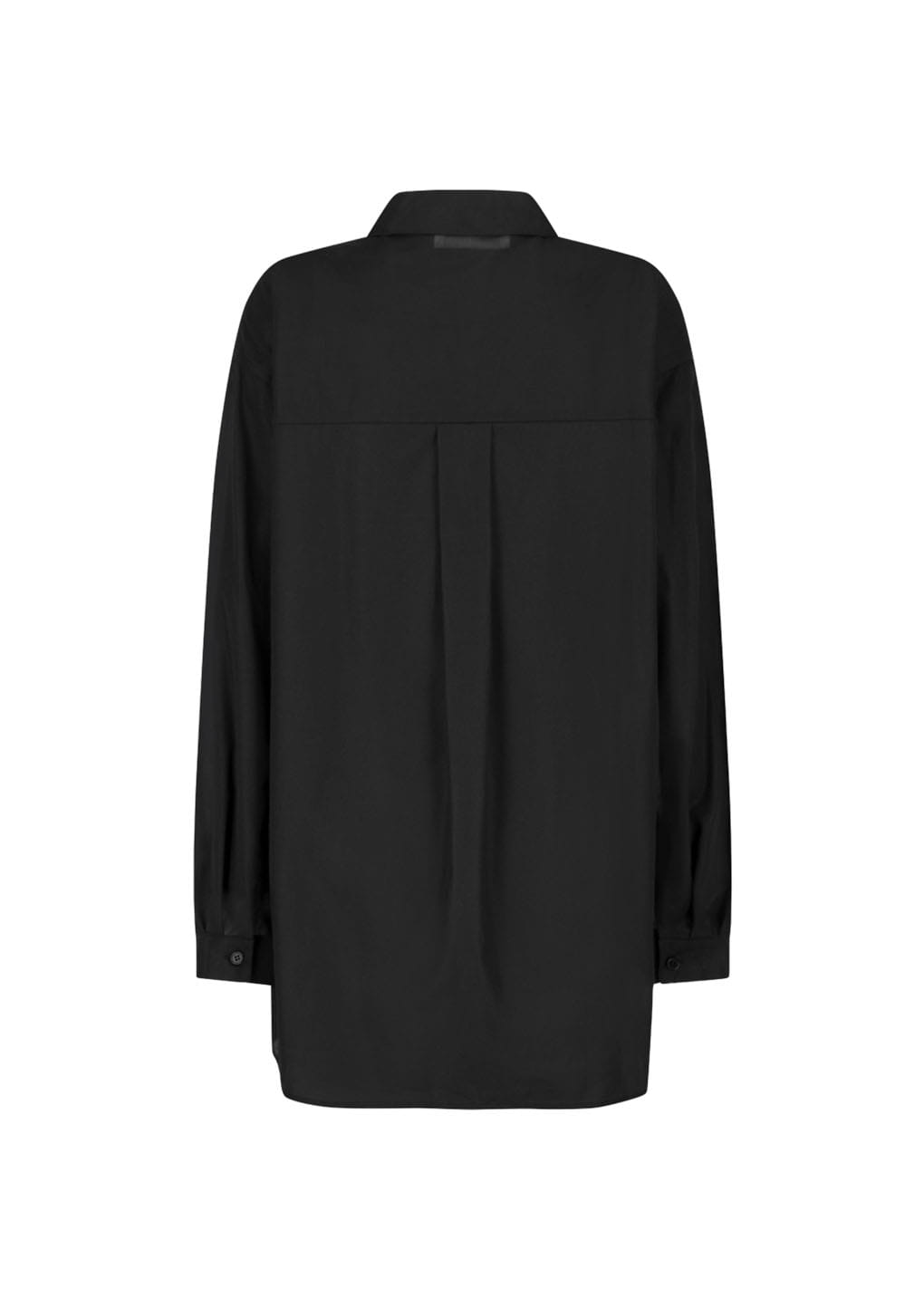 Amomento - Sheer Cotton Classic Shirt (Black) product image 3 | TRAB K-Fashion Australia