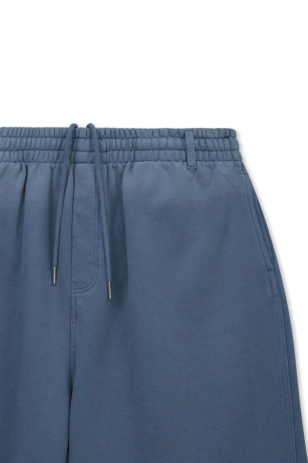 Matin Kim - Vintage Washed Back Logo Bermuda Sweatpants (Smoke Blue) product image 3 | TRAB K-Fashion Australia