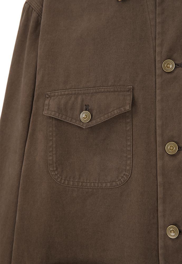 Art if acts - Garment Washed Chore Jacket (Vintage Brown) product image 12 | TRAB K-Fashion Australia
