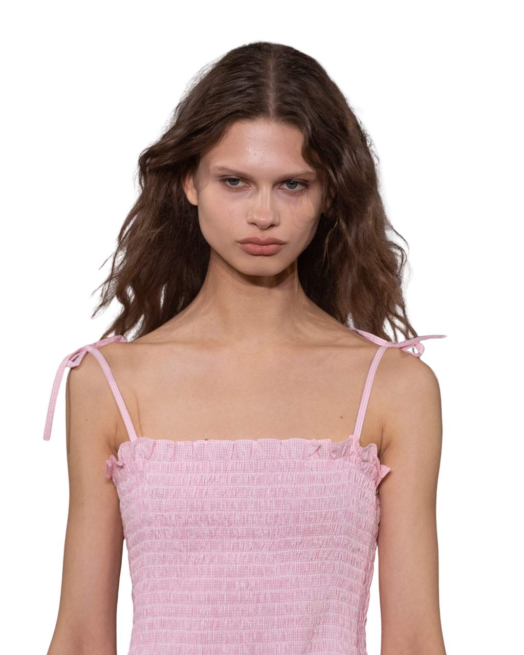 Kimhe Kim - Seersucker Smoked Top (Pink) product image 4 | TRAB K-Fashion Australia