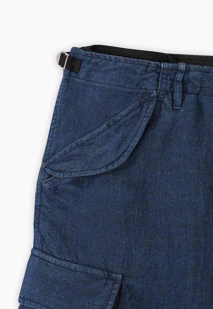 Art if acts - Linen M-51 Shorts (Indigo) product image 9 | TRAB K-Fashion Australia