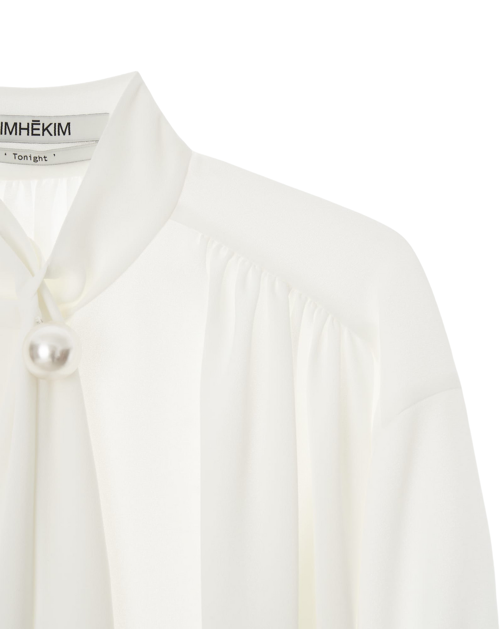 Kimhe Kim - Scarf Shirt Dress (White) product image 4 | TRAB K-Fashion Australia