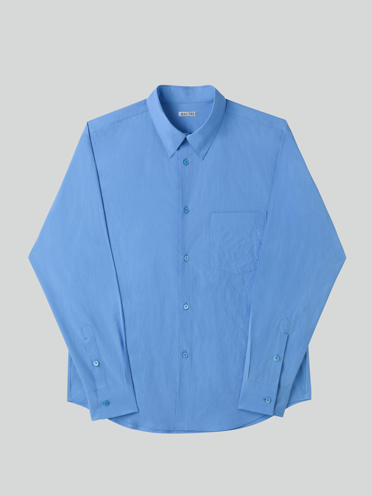 Recto - Cotton Pocket Shirt (Baby Blue) product image 6 | TRAB K-Fashion Australia