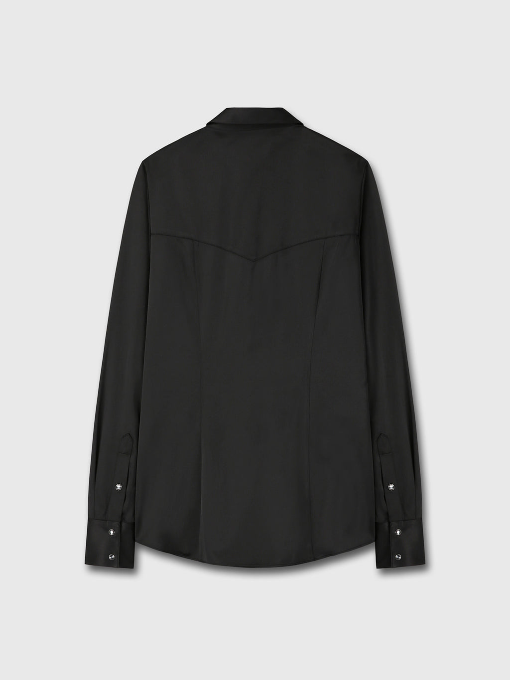Tonywack - Satin Regular-Fit Shirt (Black) product image 8 | TRAB K-Fashion Australia