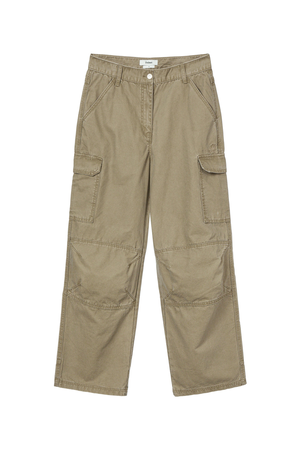 Deinet - Vintage Washed Cargo Pants (Beige) product image 1 | TRAB K-Fashion Australia
