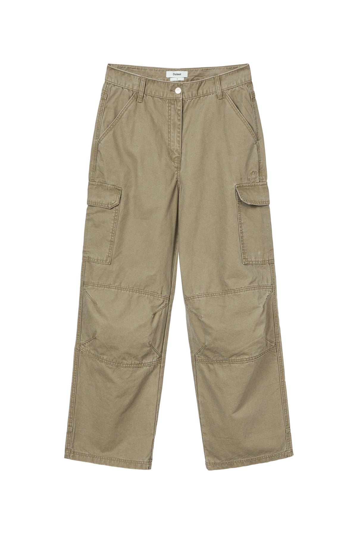 Deinet - Vintage Washed Cargo Pants (Beige) product image 1 | TRAB K-Fashion Australia