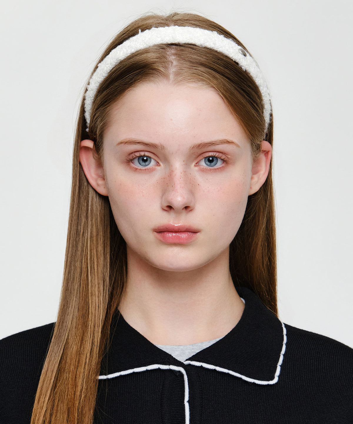 Marithe & Francois Girbaud - Tweed Hairband (Ivory) product image 4 | TRAB K-Fashion Australia