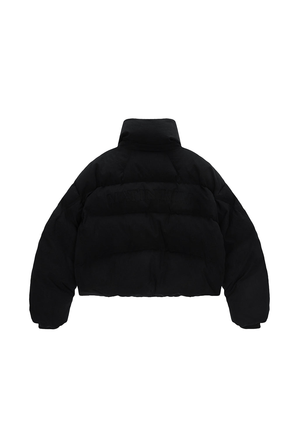 Matin Kim - Cotton Washed Puffer Duck Down Jumper (Black) product image 2 | TRAB K-Fashion Australia