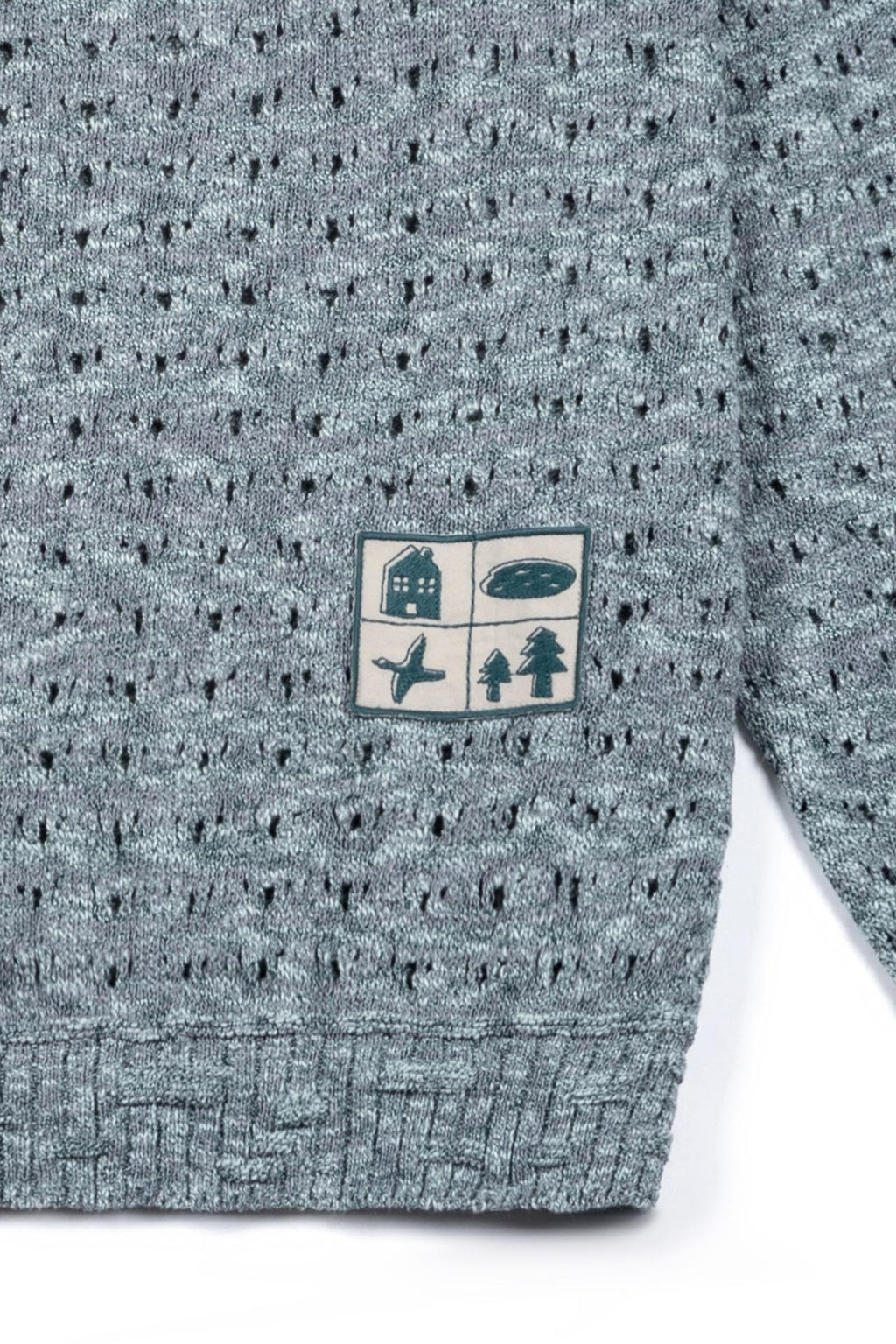 Ioedle - Window View Mesh Knit Blue (Green) product image 5 | TRAB K-Fashion Australia