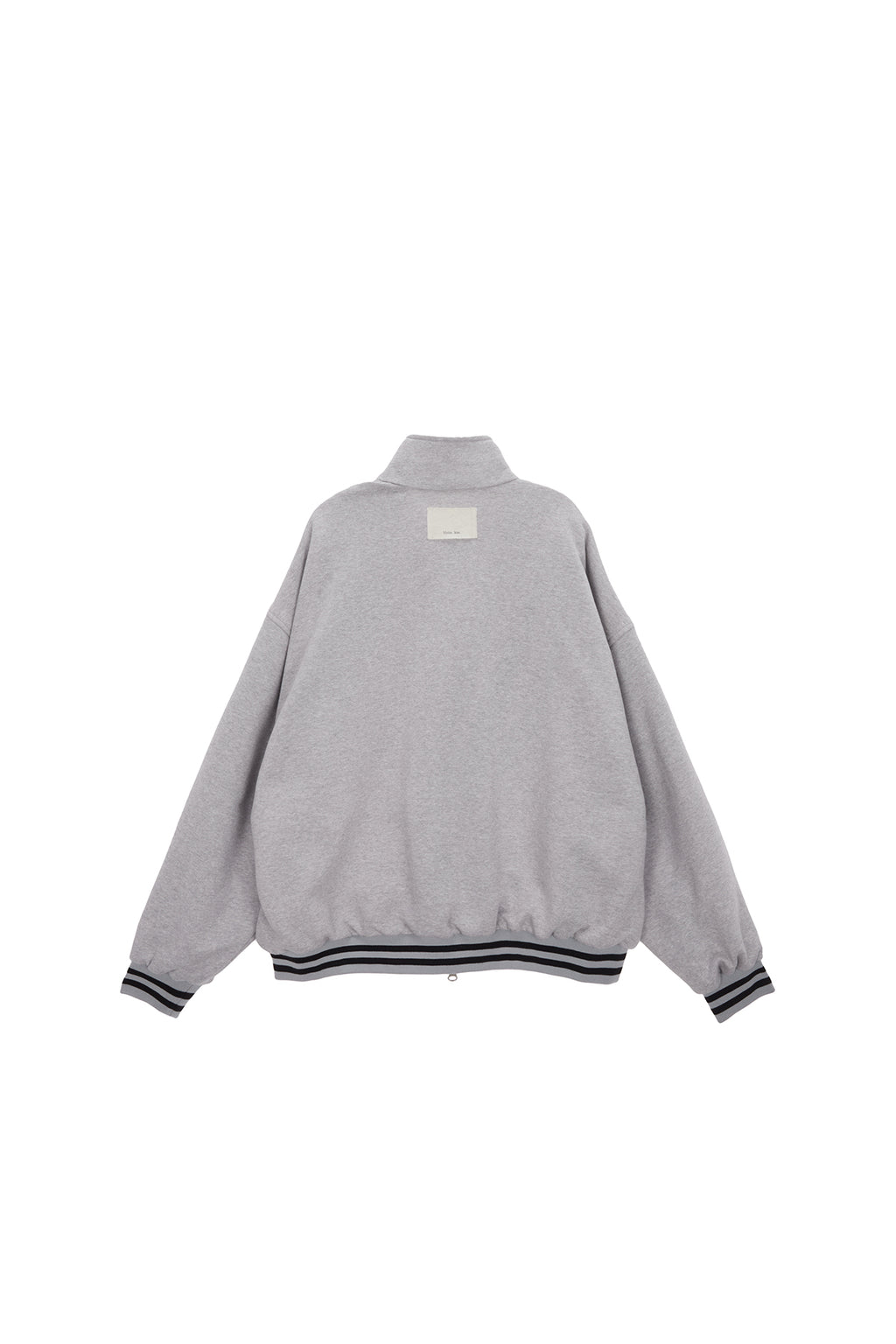 Matin Kim - Reversible Coating Track Jumper (Grey) product image 6 | TRAB K-Fashion Australia