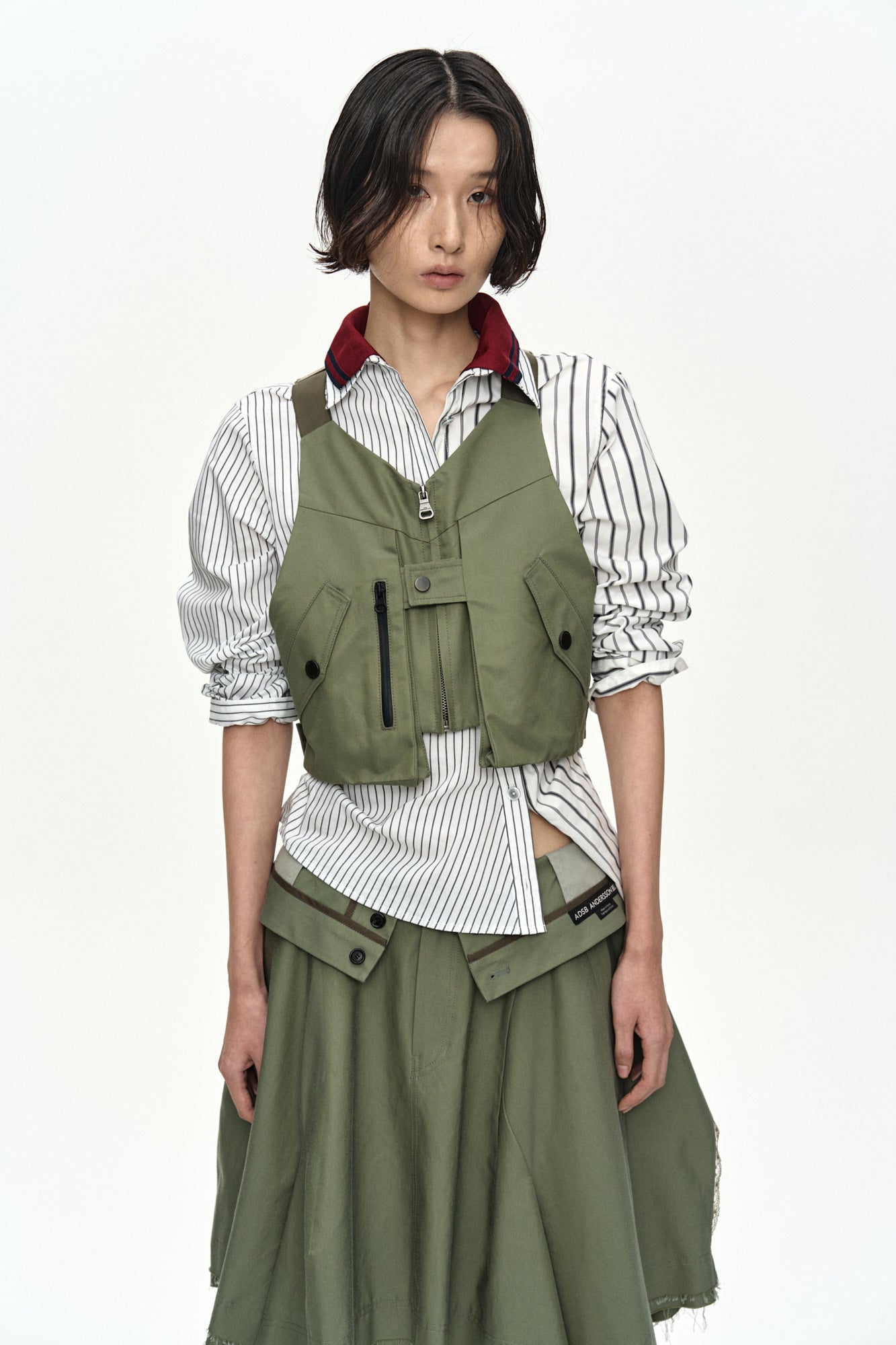 Andersson Bell - 'some Might Say' Utility Vest (Khaki) product image 5 | TRAB K-Fashion Australia