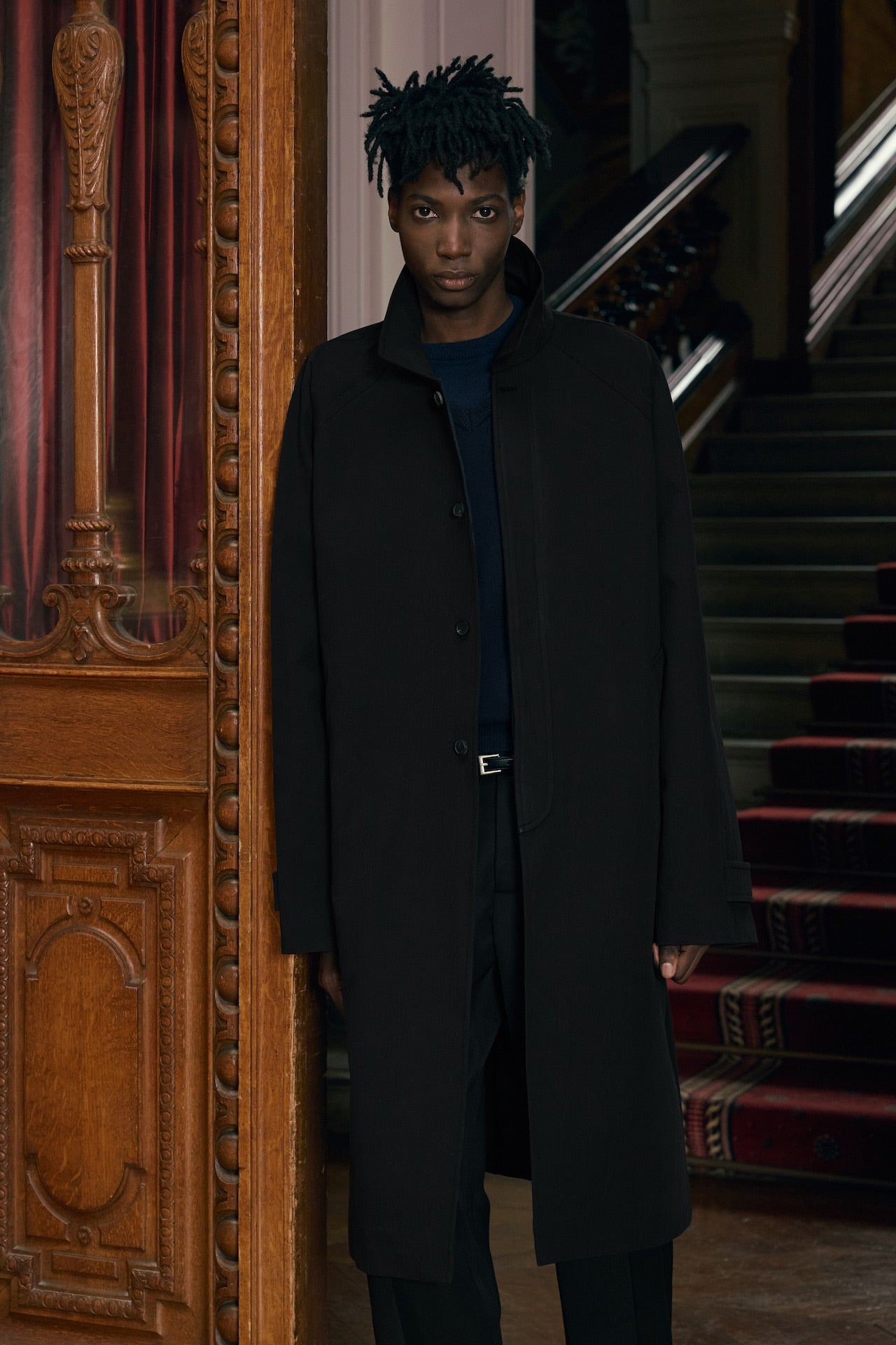STU - Raglan Mac Coat (Black) product image 16 | TRAB K-Fashion Australia