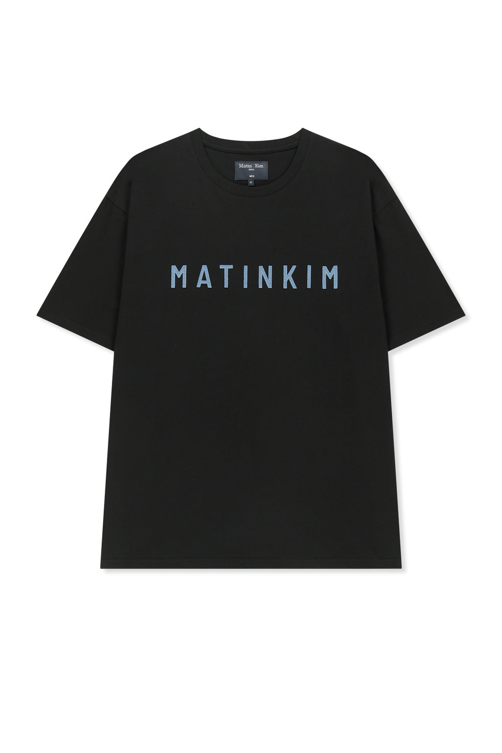 Matin Kim - Applique Felt Logo Top (Strong Black) product image 1 | TRAB K-Fashion Australia