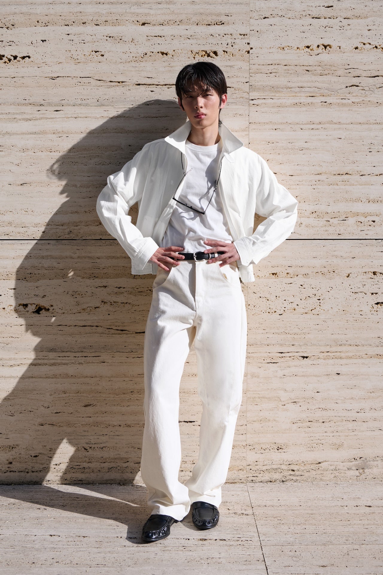 STU - Double Side Line Pants (White) product image 8 | TRAB K-Fashion Australia