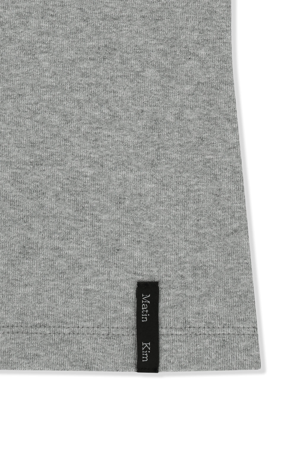 Matin Kim - Label Detail Halter Tank Top (Grey) product image 4 | TRAB K-Fashion Australia