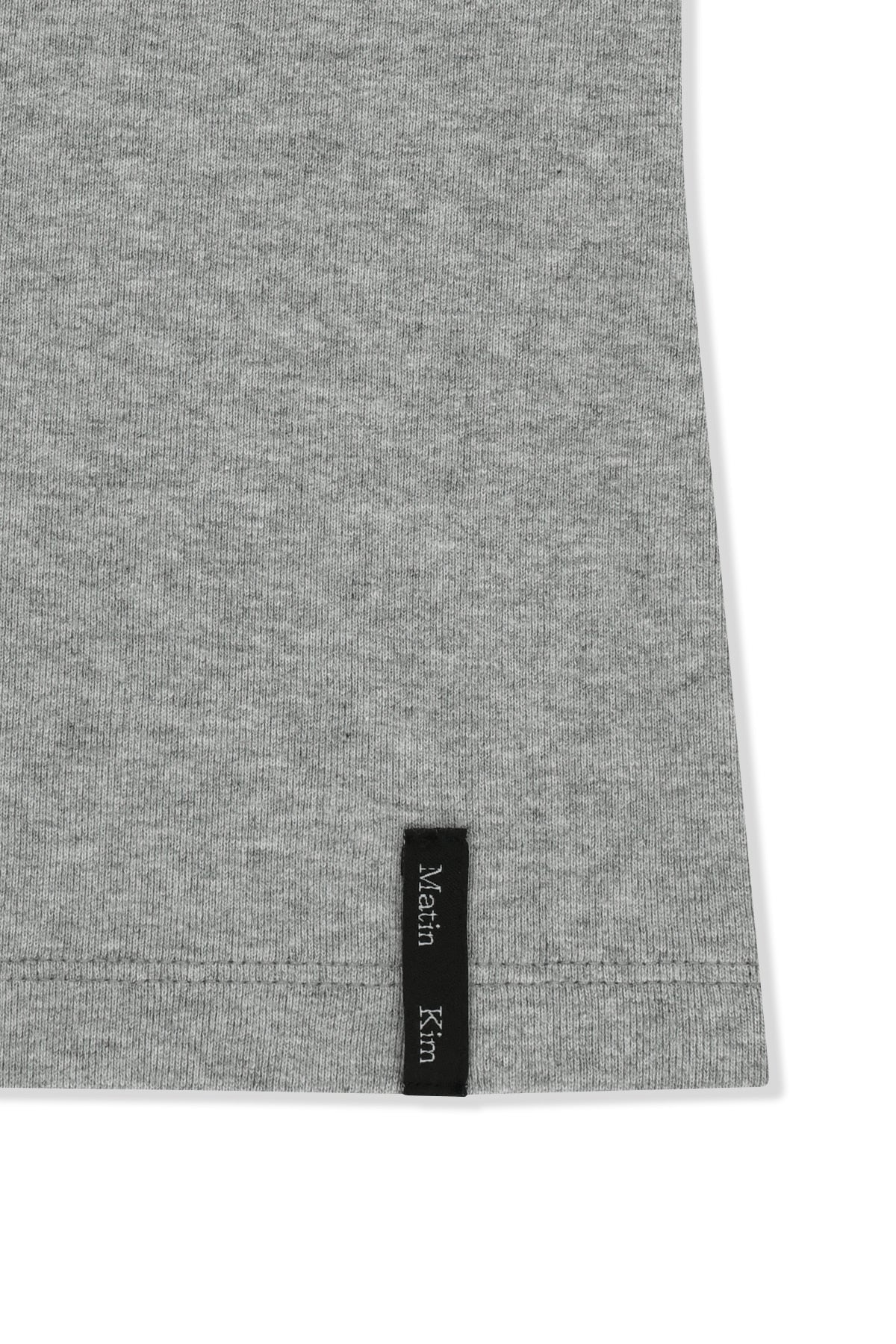 Matin Kim - Label Detail Halter Tank Top (Grey) product image 4 | TRAB K-Fashion Australia