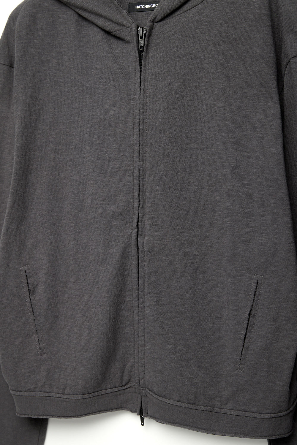 Hatchingroom - Rough Hoodie Slub (Graphite) product image 3 | TRAB K-Fashion Australia