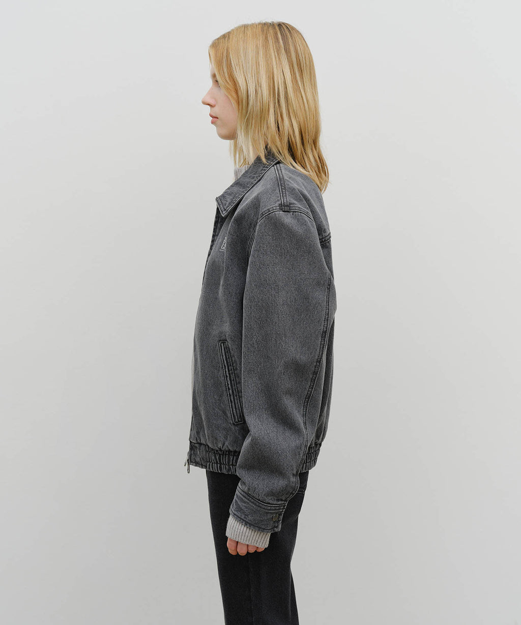 Marithe & Francois Girbaud - Denim Blouson Jacket (Gray) product image 2 | TRAB K-Fashion Australia